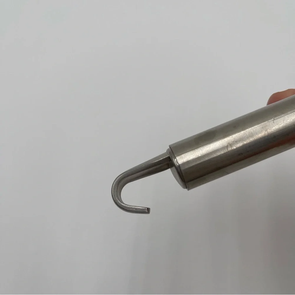 Le Creuset Revolution Tools 12” Flat Wire Whisk Stainless Steel Retired Hanging